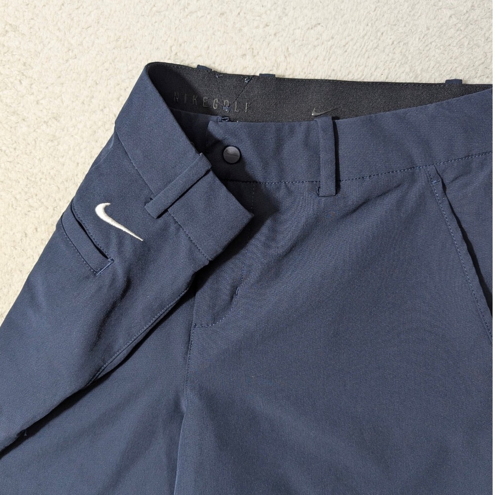 Nike Golf Shorts Mens 30x8 Navy Blue Stretch CU9880-451 Performance